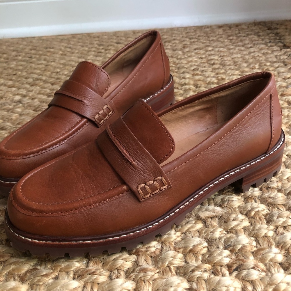 Madewell The Corinne Lugsole Loafer in Dried Maple. Size 5.5 - Picture 5 of 11
